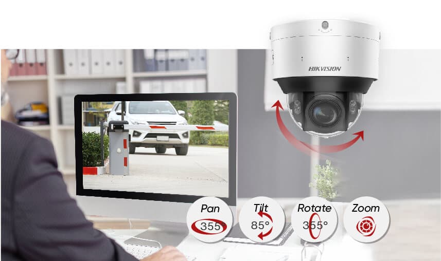 Image of Hikvision ANPR camera used for access control